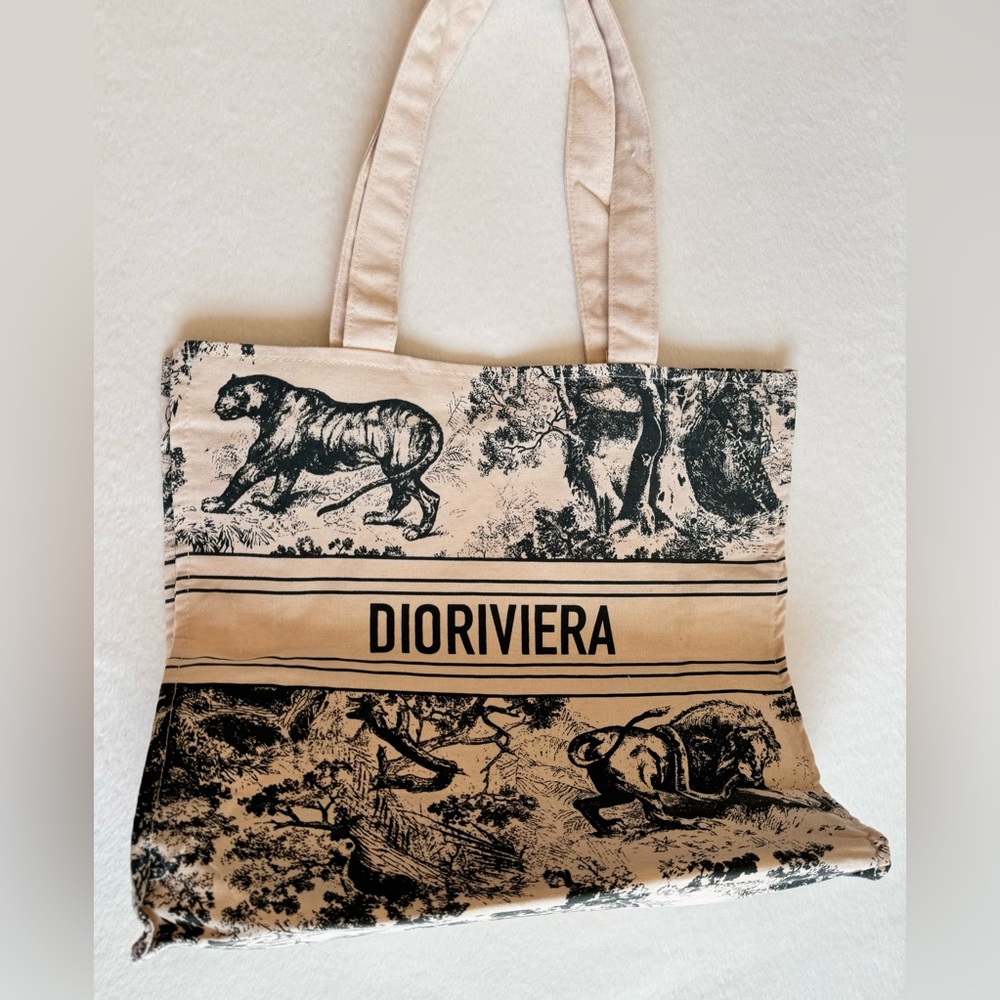 Christian Dior 'Dioriviera' Canvas Tote - Picture 4 of 9